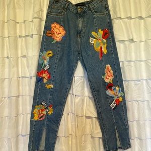 Zara Patchwork Jeans